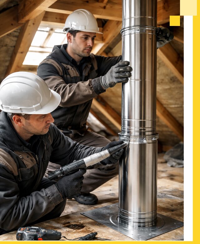Монтаж дымоходов для каминов в Щёлкове с гарантией качества