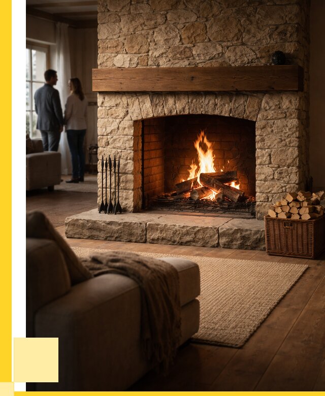 Открытые камины под ключ в Щёлкове от 156045 р. ЭриданЩлк