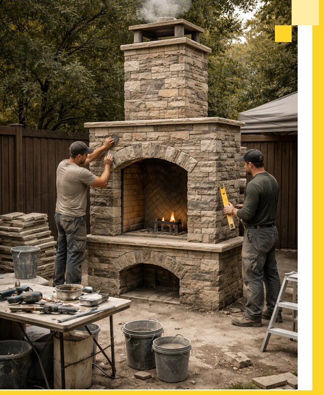 Проектирование и установка уличных каминов в Щёлкове