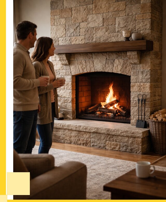 Каменные камины на заказ в Щёлкове от 187254 р. | ЭриданЩлк