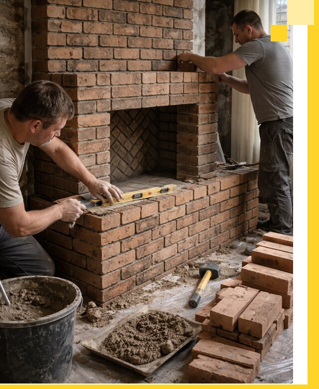 Изготовление и установка кирпичных каминов в Щёлкове