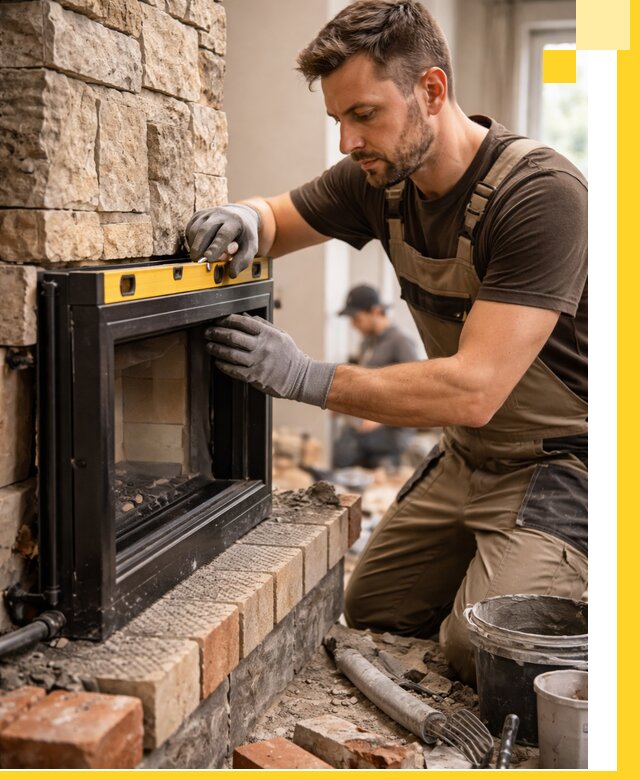 Дровяные камины под ключ в Щёлкове: монтаж, обустройство