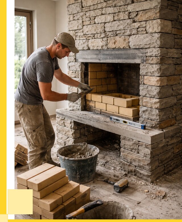 Кладка каминов и камина в Щёлкове от 26008 р. ЭриданЩлк