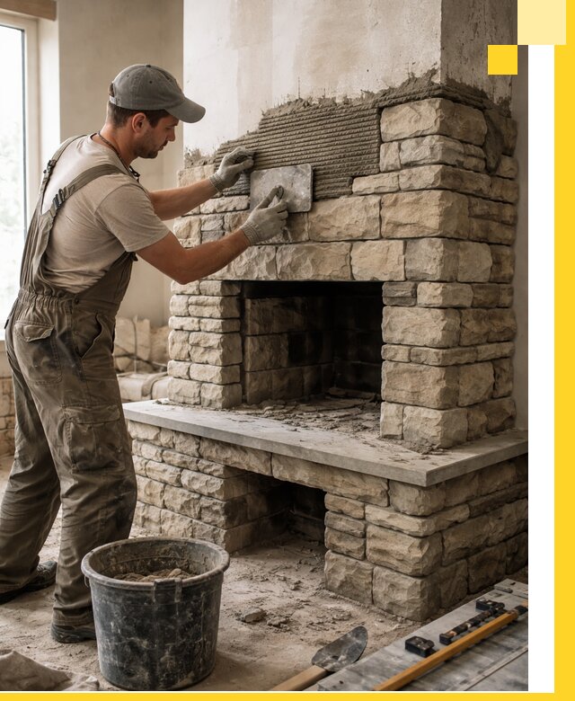 Строительство каминов под ключ в Щёлкове от проектирования до монтажа