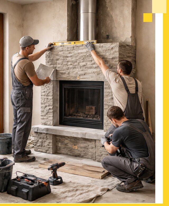 Профессиональный монтаж каминов под ключ в Щёлкове для дома