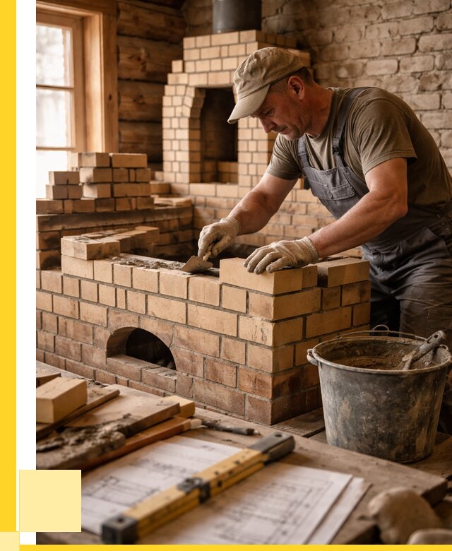 Кладка печей из кирпича в Щёлкове цены от 31209 р. - ЭриданЩлк