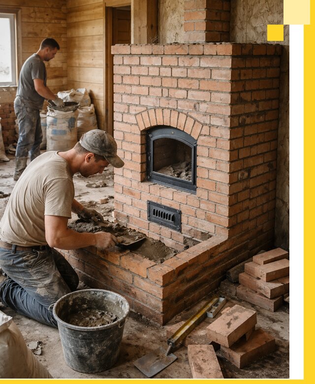 Профессиональное строительство печей в Щёлкове под ключ