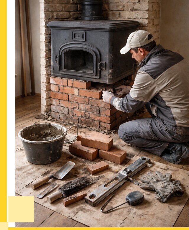 Ремонт печей в Щёлкове от 12484 р., услуги печника ЭриданЩлк