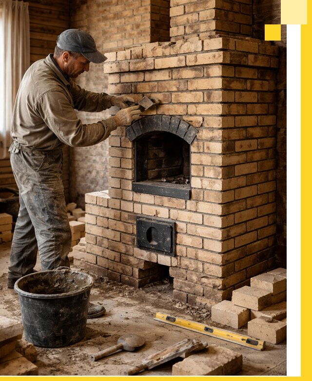 Кирпичные печи под ключ в Щёлкове: проектирование и кладка