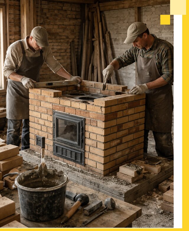 Изготовление и установка варочных печей под ключ в Щёлкове