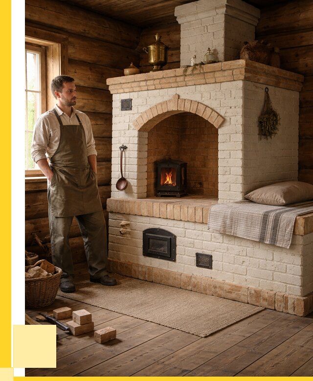 Русские печи с лежанкой под ключ в Щёлкове от 156045 р. ЭриданЩлк