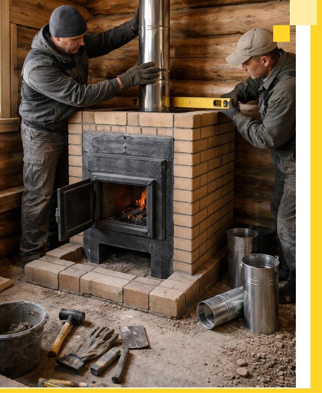 Проектирование, изготовление и установка банных печей в Щёлкове