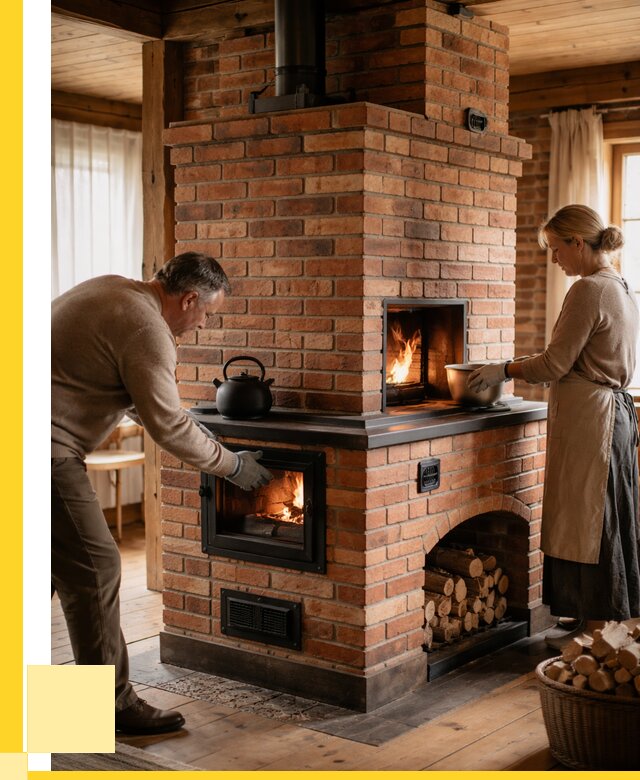 Печи для загородного дома под ключ в Щёлкове от 83224 р. | ЭриданЩлк