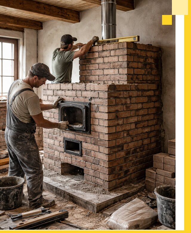 Печи для загородного дома под ключ в Щёлкове — монтаж и сервис