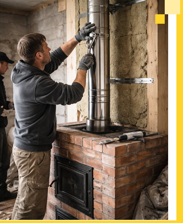 Изготовление и монтаж печей и дымоходов под ключ в Щёлкове