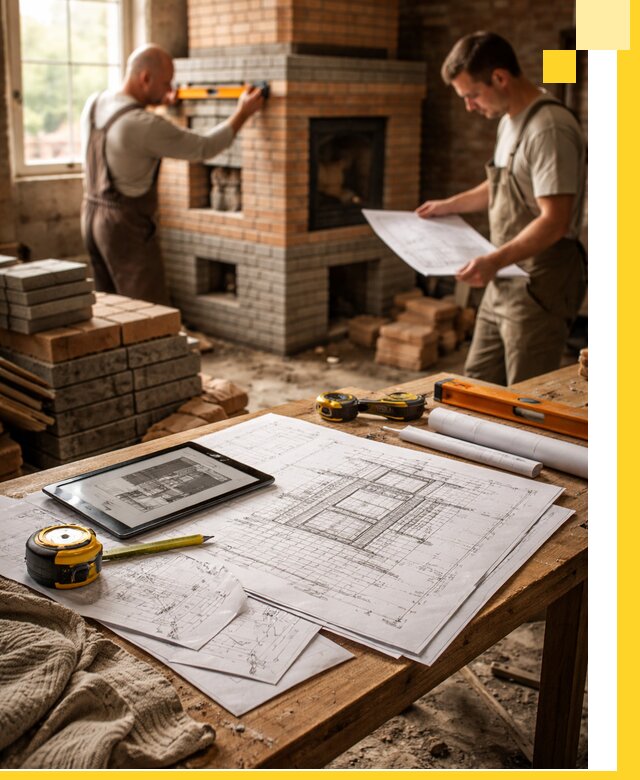 Проекты печей и каминов с индивидуальным дизайном в Щёлкове