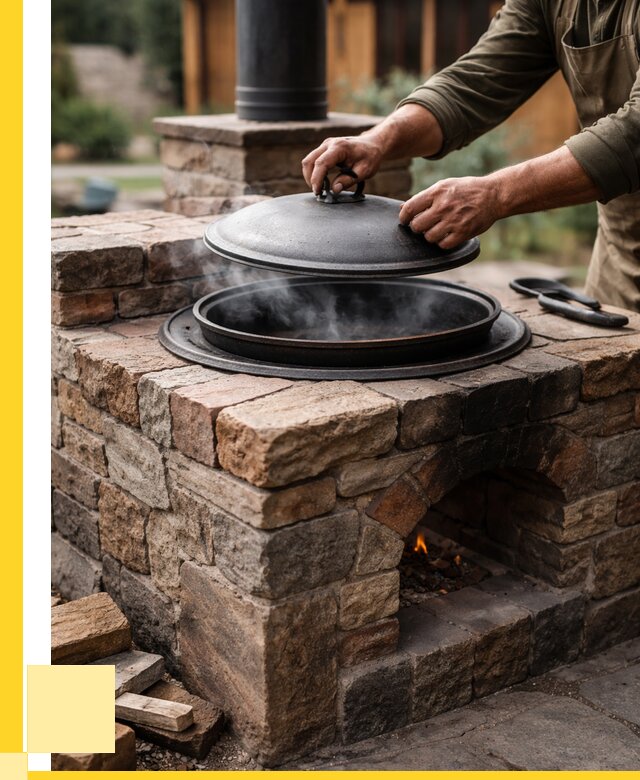 Печи для казана в Щёлкове по цене от 18725 р. | ЭриданЩлк