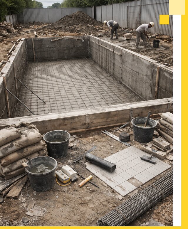 Строительство бассейнов под ключ в Щёлкове, дизайн и монтаж