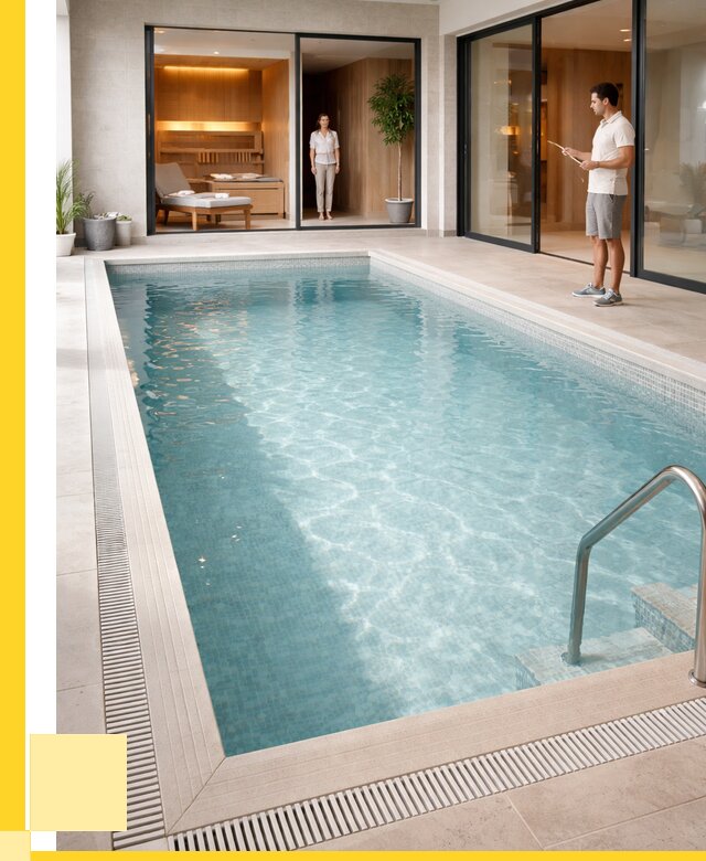 Отделка бассейна пленкой ПВХ в Щёлкове от 3641 р. - ЭриданЩлк