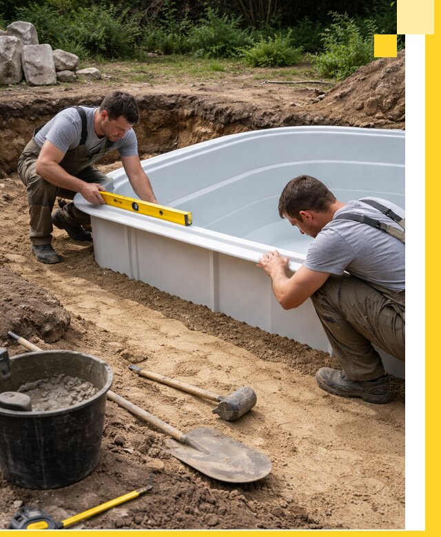 Производство и установка пластиковых бассейнов в Щёлкове под ключ