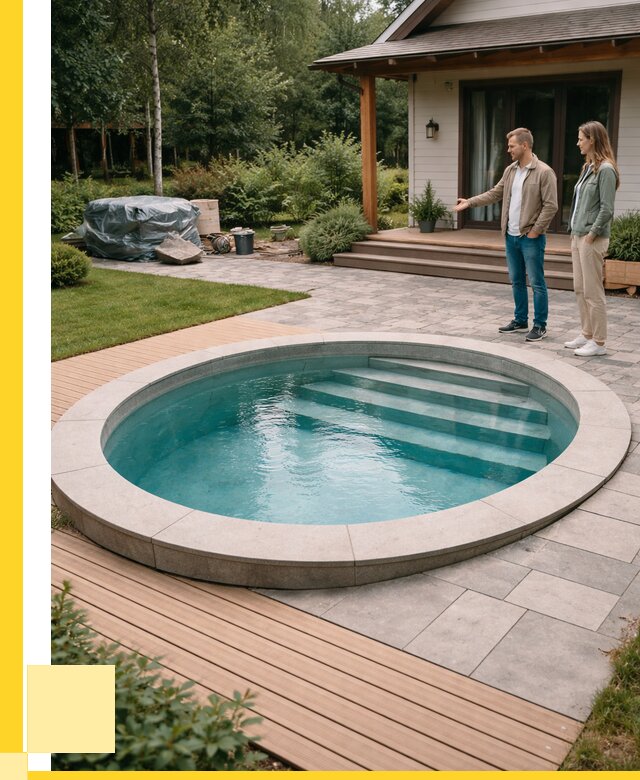 Бассейн на даче под ключ в Щёлкове от 208060 р., ЭриданЩлк