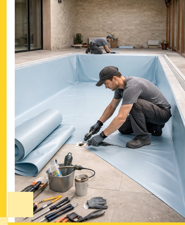 Пленка ПВХ для бассейнов в Щёлкове от 2601 р. | ЭриданЩлк