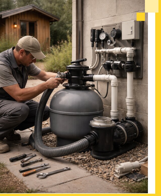 Продажа и монтаж фильтров и насосов для бассейнов в Щёлкове