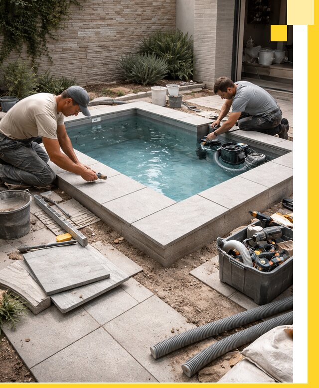 Мини бассейны под ключ в Щёлкове, дизайн и установка