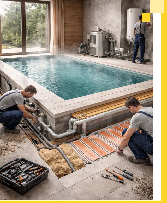 Проектирование и строительство тёплых бассейнов в Щёлкове