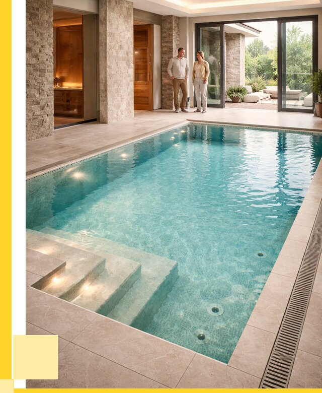 Бассейн во дворе в Щёлкове: проект, отделка от 1248360 р. | ЭриданЩлк