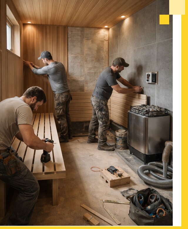 Сауны под ключ в Щёлкове, проектирование, строительство, отделка