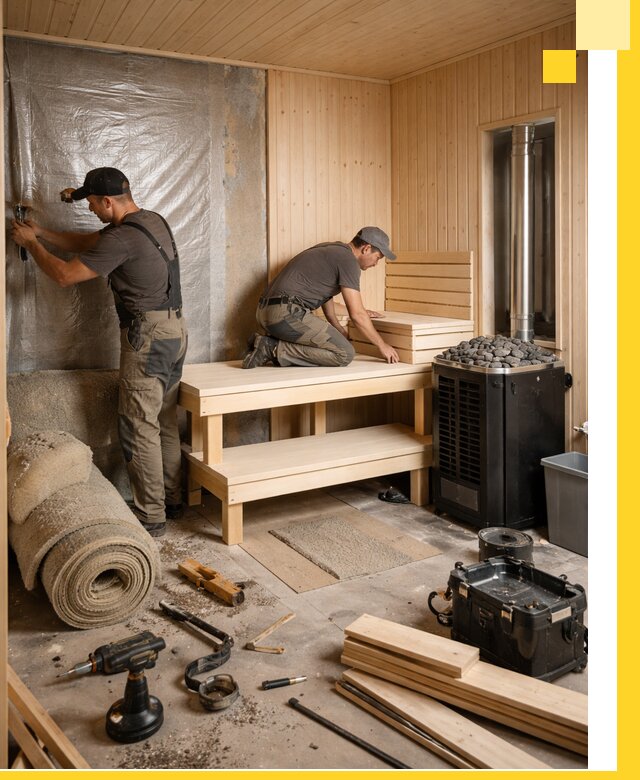 Проекты саун под ключ в Щёлкове дизайн и строительство