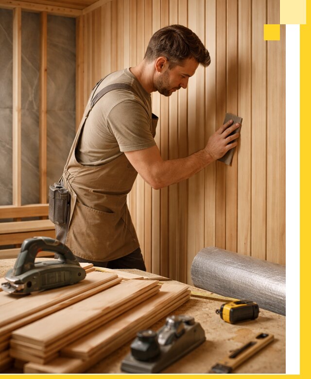 Профессиональная отделка саун и парных под ключ в Щёлкове