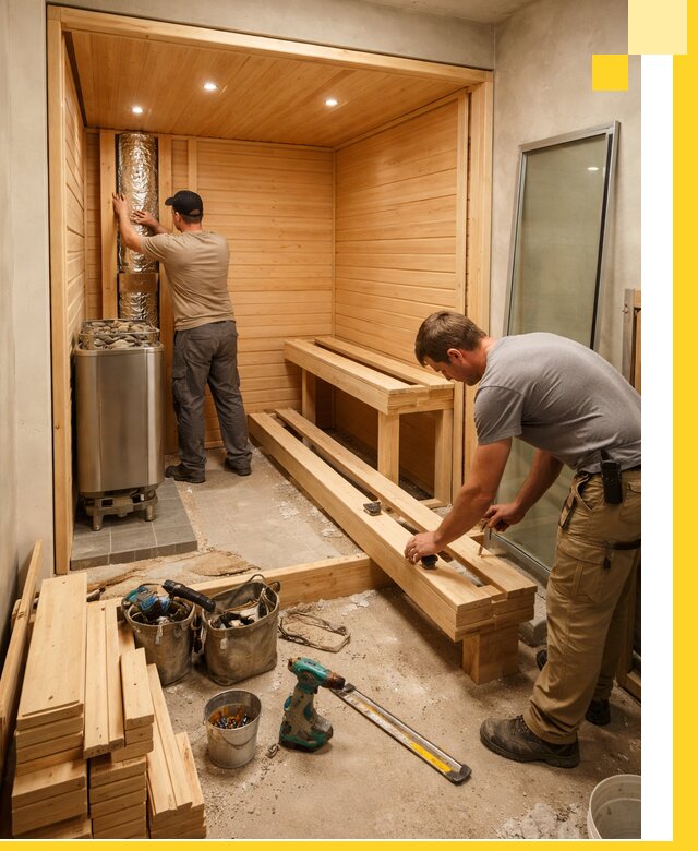 Проектирование и установка домашних саун под ключ в Щёлкове