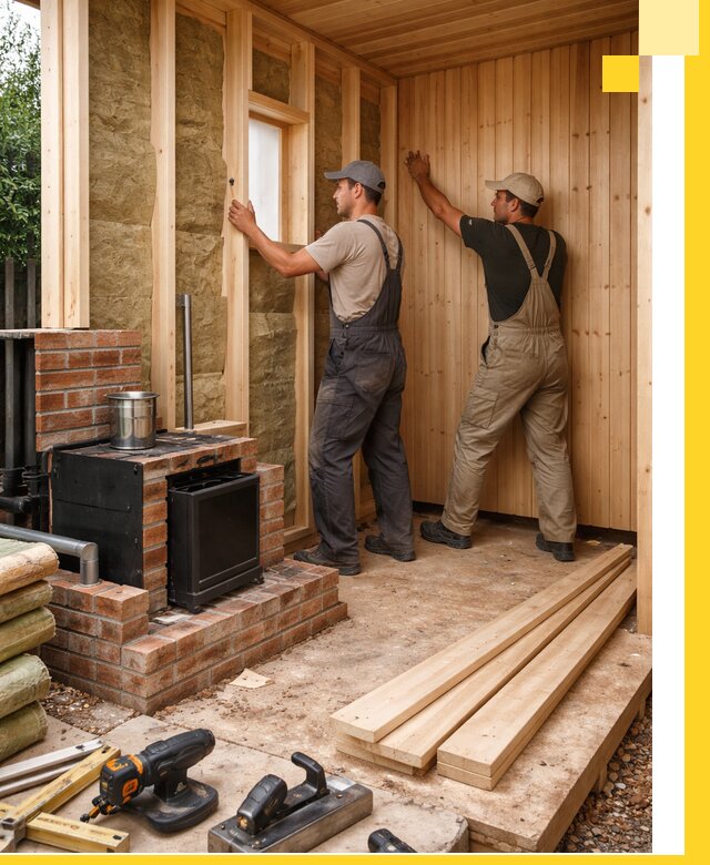 Строительство и установка дачных саун под ключ в Щёлкове