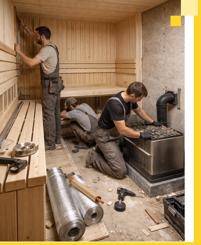 Индивидуальные сауны на заказ в Щёлкове под ключ, проект и монтаж