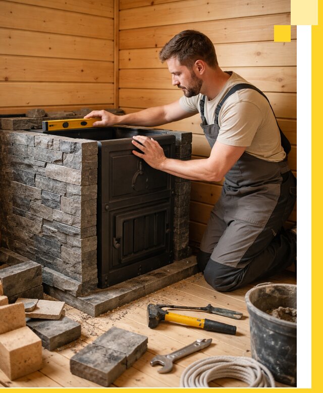 Производство и установка печей для саун под ключ в Щёлкове