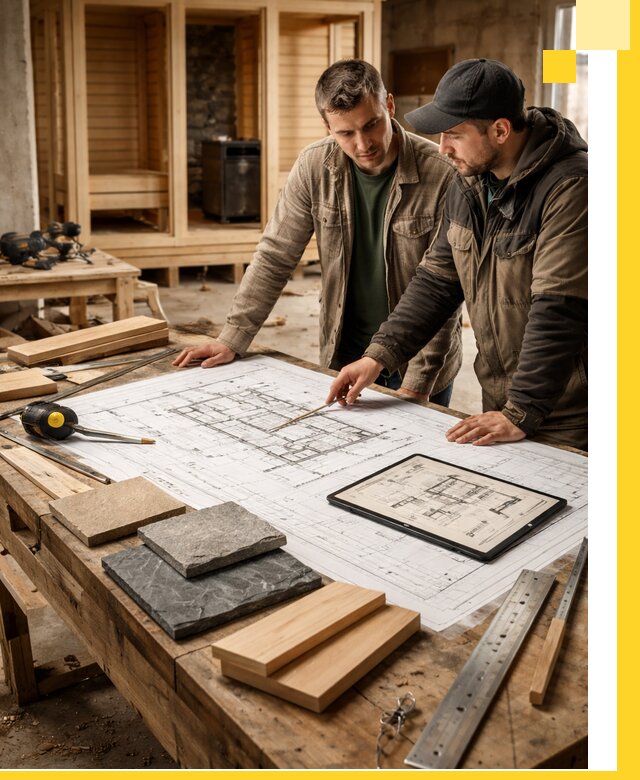 Проекты бань под ключ и планы строительства в Щёлкове