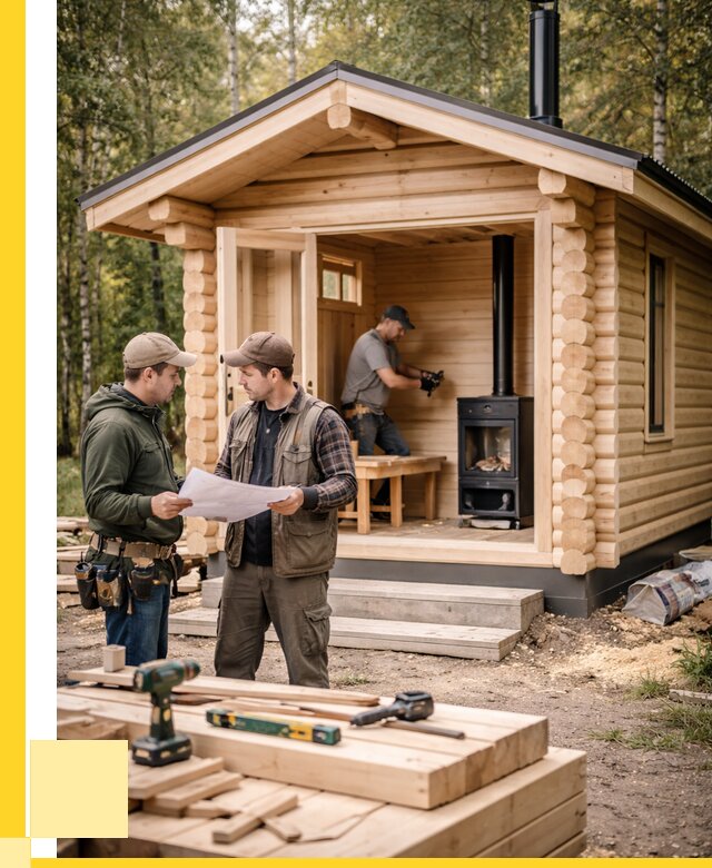 Монтаж бань под ключ в Щёлкове — от 208060 р. | ЭриданЩлк