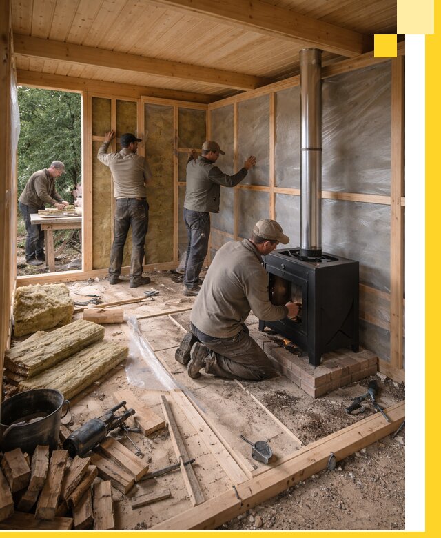 Профессиональный монтаж бань под ключ в Щёлкове для дома