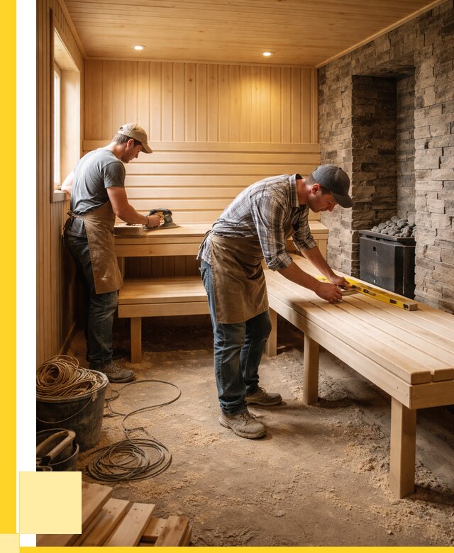 Отделка бани в Щёлкове: внутренняя отделка от 3121 р. | ЭриданЩлк