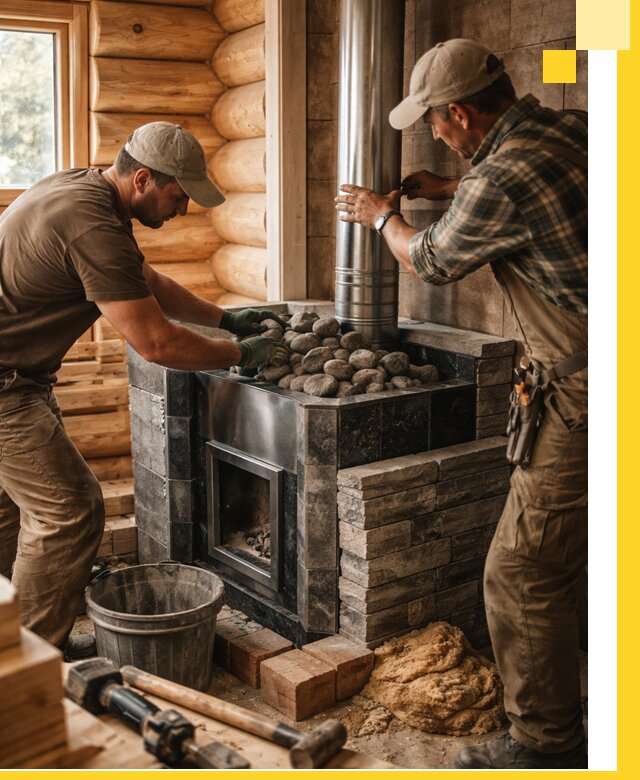 Строительство и отделка русских бань под ключ в Щёлкове