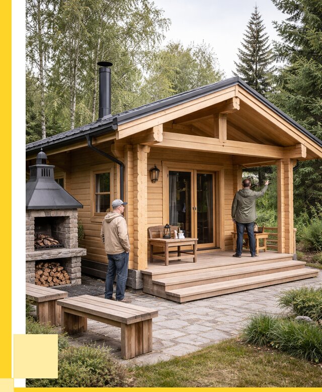 Деревянные бани под ключ в Щёлкове от 468135 р. | ЭриданЩлк