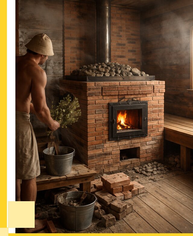 Кирпичные банные печи в Щёлкове от 93627 р. | ЭриданЩлк