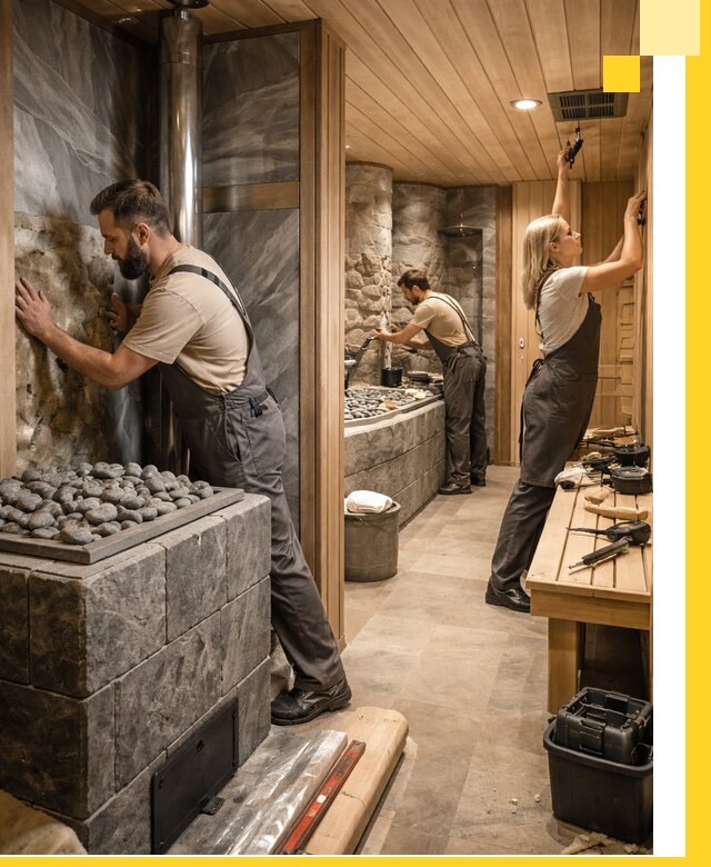 Строительство бань и SPA процедур в Щёлкове под ключ и отделкой