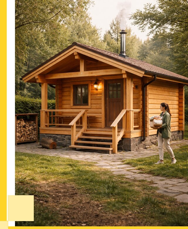 Купить баню под ключ в Щёлкове от 676195 р. | ЭриданЩлк