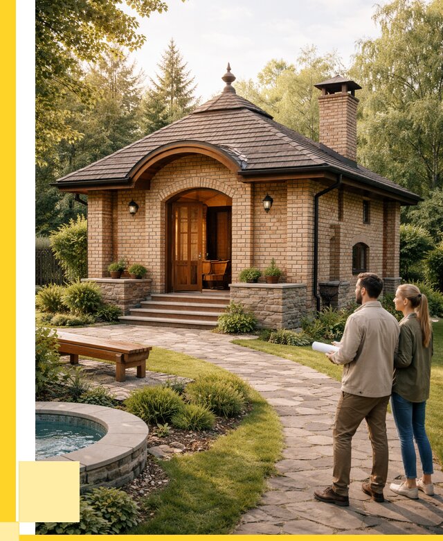 Проект кирпичной бани в Щёлкове от 31209 р. | ЭриданЩлк