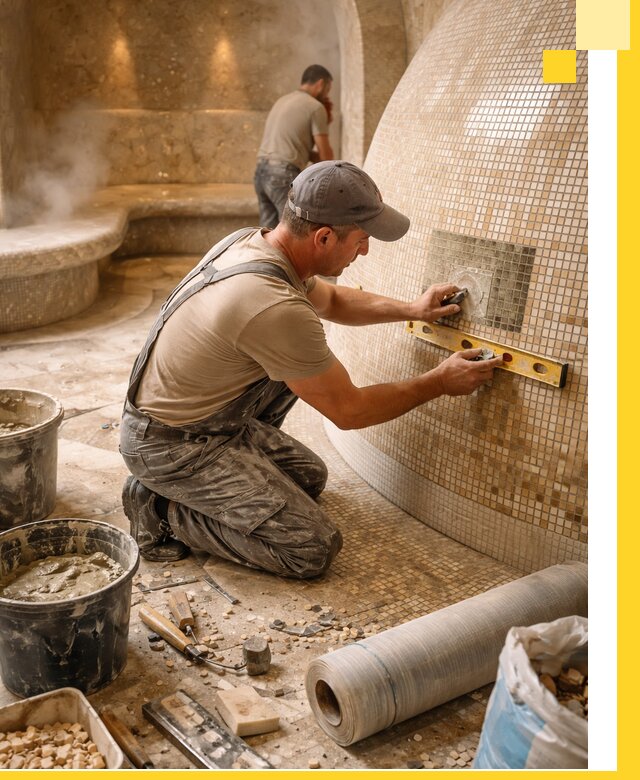 Хамам под ключ в Щёлкове: проектирование, строительство, отделка