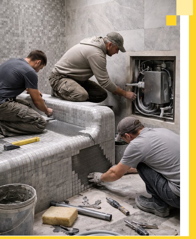 Проекты хамамов под ключ в Щёлкове и дизайн и строительство