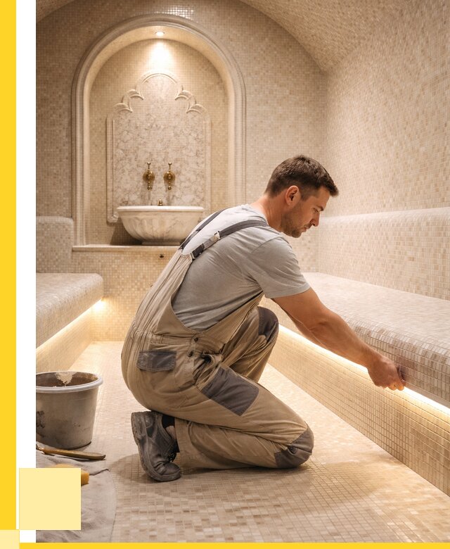 Отделка хамамов под ключ в Щёлкове от 5722 р. | ЭриданЩлк